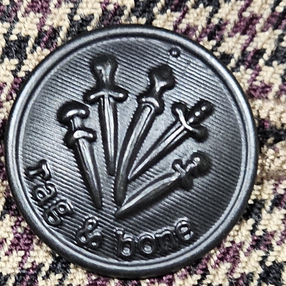 Rag & Bone Itty Bitty Plaid Skirt In Brown Check Size 6 NWT MSRP $375 - Picture 4 of 8